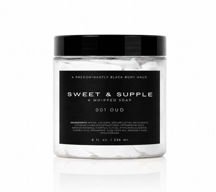 001 OUD - SWEET & SUPPLE WHIPPED BODY SOAP