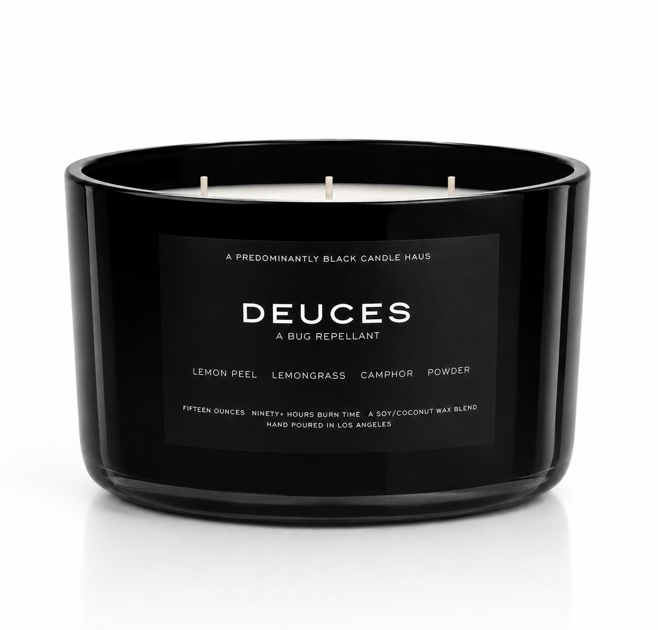 DEUCES - A Bug Repellant Candle — Predominantly Black Candle Haus