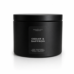 CEDAR & SAFFRON CANDLE by Predominantly Black