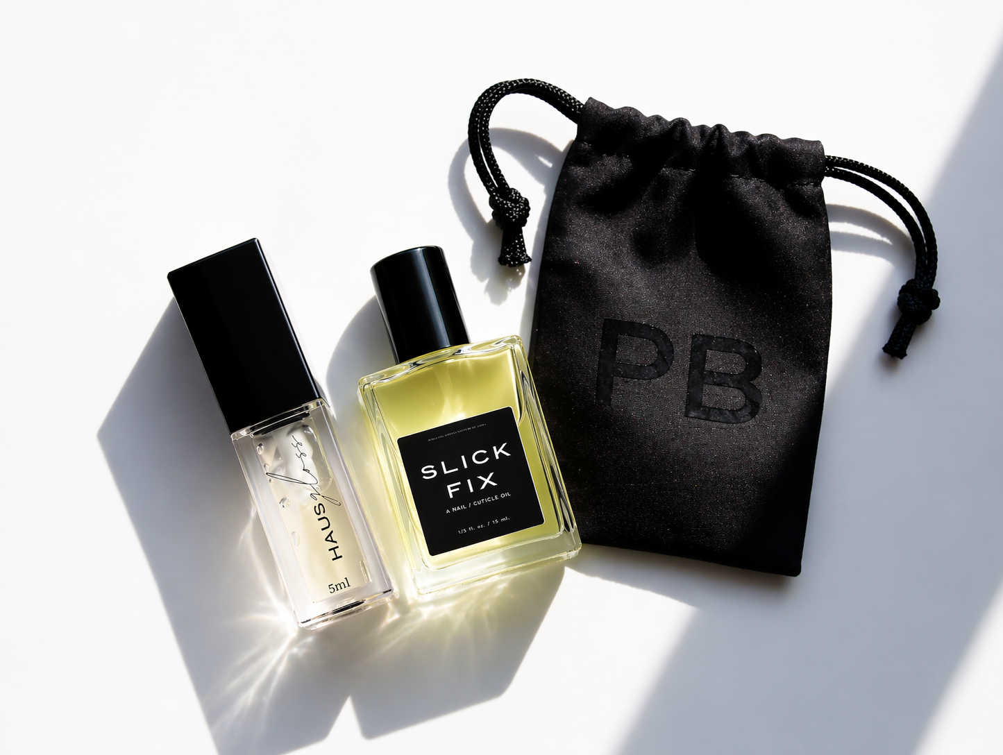 A HAUS GLOSS + CUTICLE OIL SET