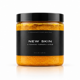 NEW SKIN, A FOAMING TURMERIC SCRUB