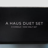 A CANDLE + A MELT - A HAUS DUET SET