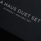 A CANDLE + A MELT - A HAUS DUET SET