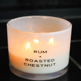 RUM + ROASTED CHESTNUTS - 3-WICK HAUS BOWL