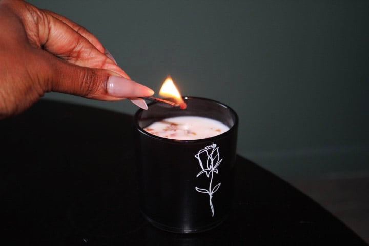 OPULENCE CANDLE — lifestyle photograph by Predominantly Black