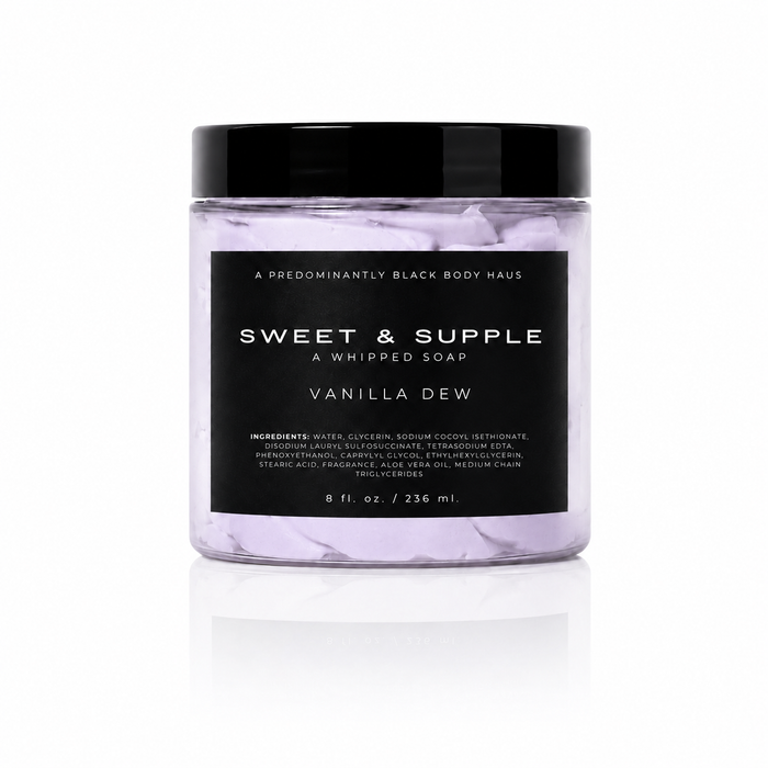 VANILLA DEW - SWEET & SUPPLE WHIPPED BODY SOAP