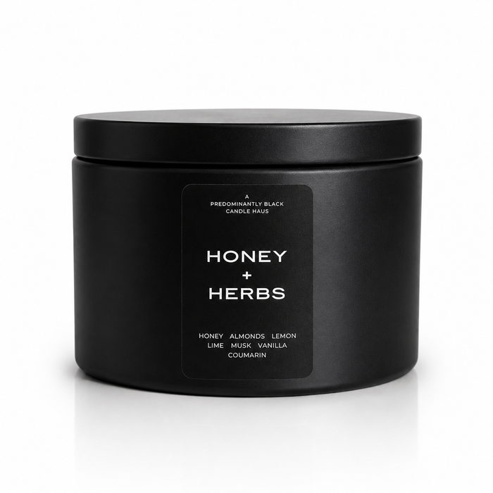 A HONEY & HERBS CANDLE