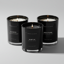 A TRIO SET - THE ORIGINALS Candle — Predominantly Black Candle Haus