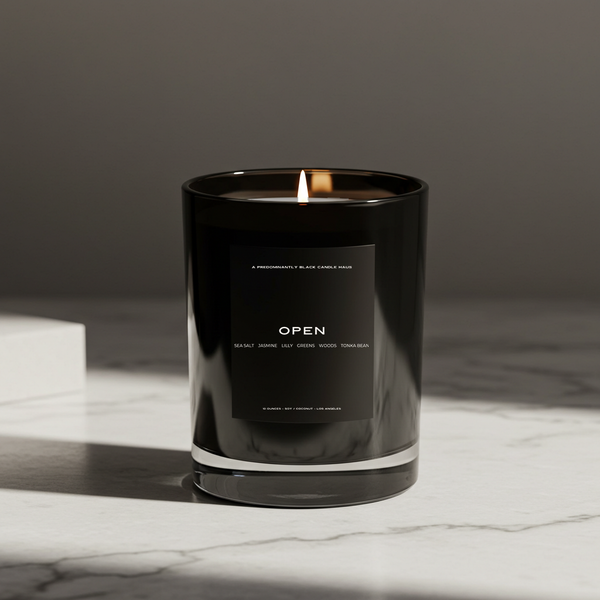 EDITION Scented Candle ブラック Predominantly Black - AN OPEN CANDLE