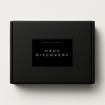Closed HAUS DISCOVERY black candle box — Predominantly Black