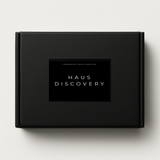 Closed HAUS DISCOVERY black candle box — Predominantly Black
