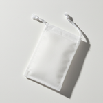 Reusable Bath Tea Bags: empty reusable drawstring bath tea bag — Predominantly Black