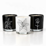Core Trio Part II Candle Gift Set: LIBRARY, OPEN, and OPULENCE Core Trio Part II candles — Predominantly Black