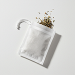 reusable bath tea bag with loose botanicals — Predominantly Black