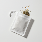 reusable bath tea bag with loose botanicals — Predominantly Black